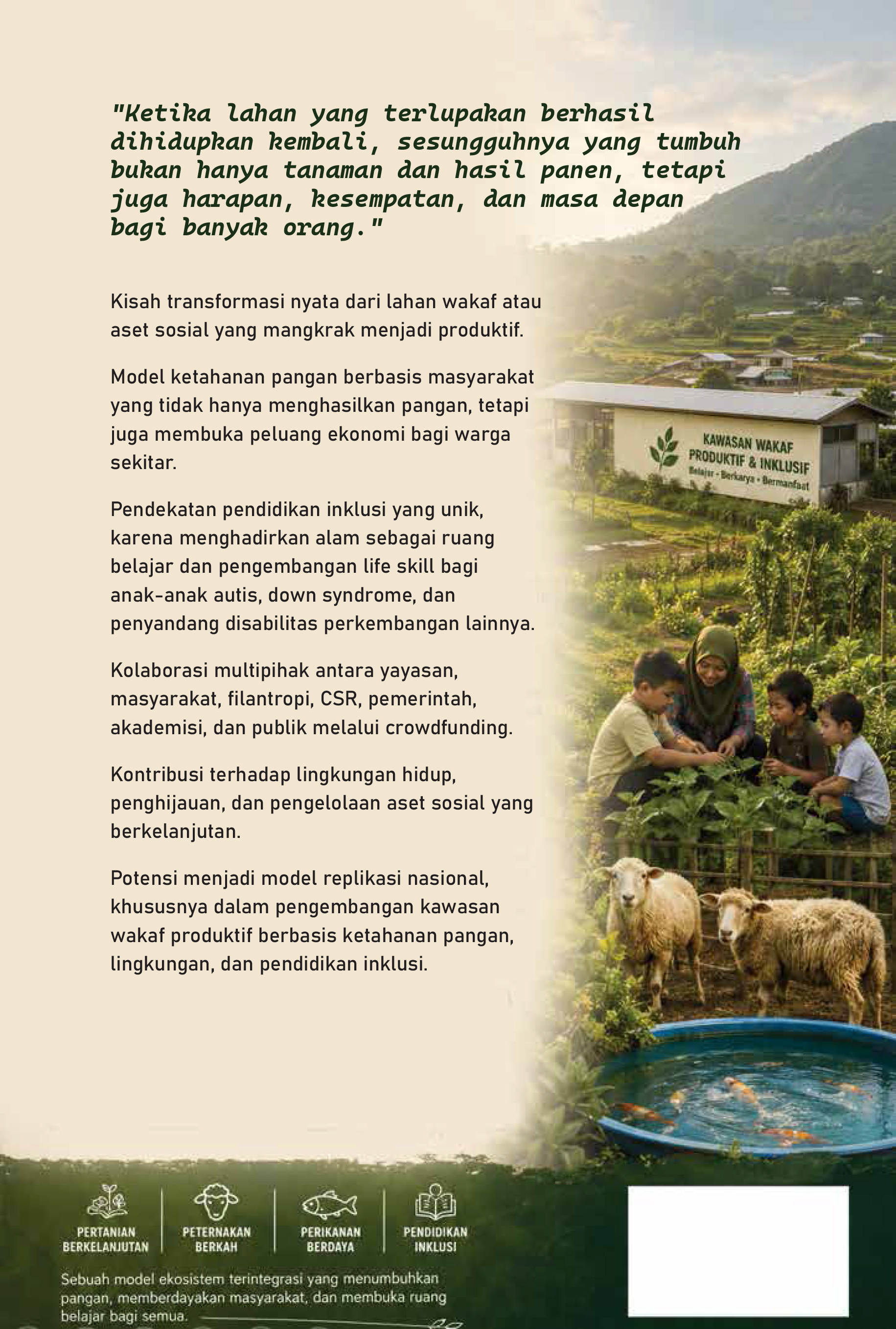 Tranformasi Lahan Wakaf Mangkrak - Galeri 1